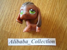 ** #77 CHIEN CHIOT BEAGLE BRUN DOG** LPS LITTLEST PETSHOP PET SHOP HASBRO