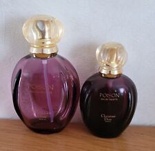 Christian Dïor POÏSON  eau de Cologne + eau de toilette / flacons vides / parfum