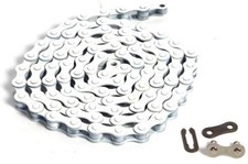 Chaine 1/2 x 1/8 couleur " Blanche " vélo beachcruiser chopper fixie fixed gear