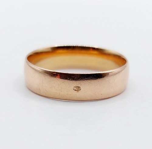 Bague jonc large alliance - alliance, or