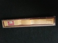 Bracelet Montres Homme Métal doré 20 mm (Stock, année 70)