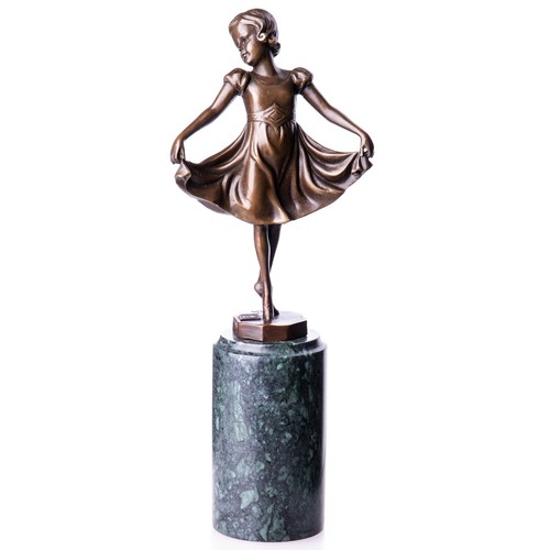Sculpture ballerine bronze - en,