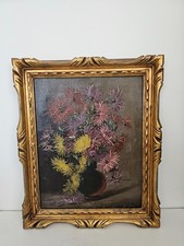 Ancien Tableau Huile sur Toile