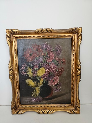 Ancien tableau huile sur - ancien, toile