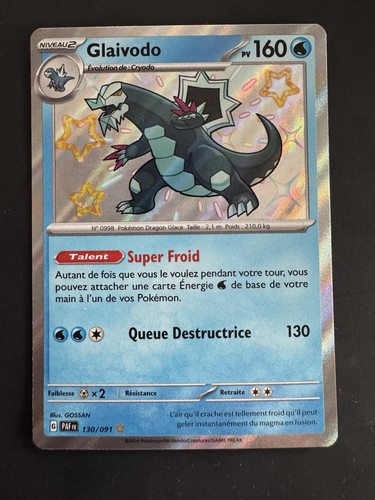 Carte pokémon glaivodo - carte,