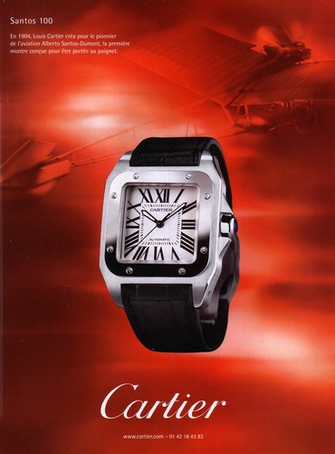 Publicité papier montre - papier,