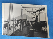 Photo Italie Stromboli Bateau 1954 B-57