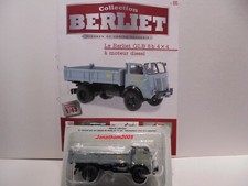 COLLECTION BERLIET N° 85 - GLB 5B 4X4 DIESEL BENNE MARREL 1955 au 1/43°