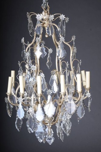 Lustre baroque cristal - lustre,