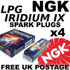 4x NGK Iridium LPG Allumage