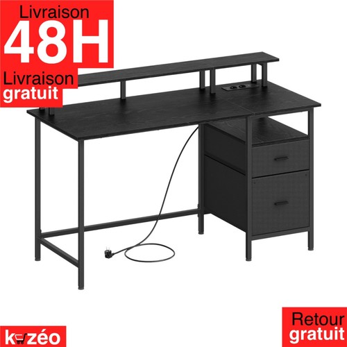 Vasagle bureau gaming 140x60 - gaming,