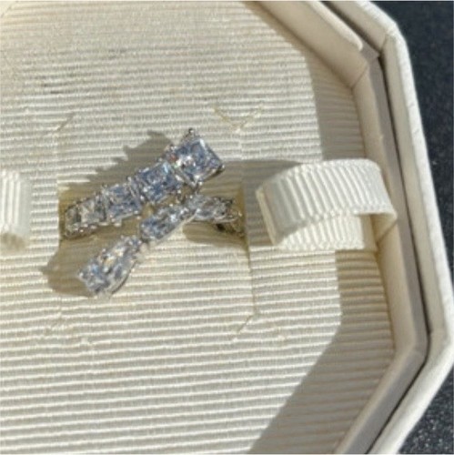 Bague couleur argenté - bague,