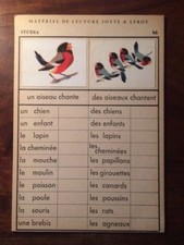 LIVRE SCOLAIRE/MATERIEL DE LECTURE JOTTE & LEROY/FICHE STUDIA N°46