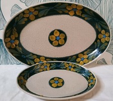 2 Plats Ovale en céramique