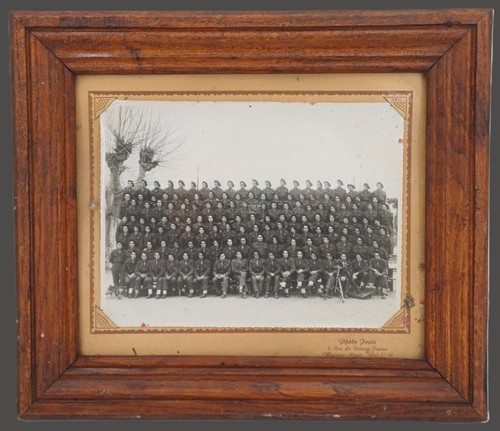 Cadre bois vitre ancienne - en,