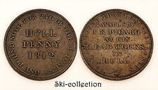 1 One Penny Token 1812. HULL