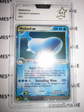 POKEMON WAILORD 100/100 HOLOFOIL EX SANDSTORM ?SWIRL ? ENGLISH PCA 9,5 NO Psa