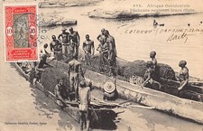 West Africa - Fishermen bringing in their nets - Publ. Fortier 322 - - Afrique O
