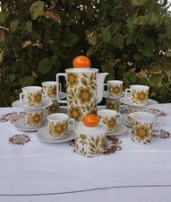 Service Café Porcelaine Schirnding Bavaria, Vintage 1970
