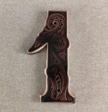 PLAQUE MURALE NUMERO CERAMIQUE