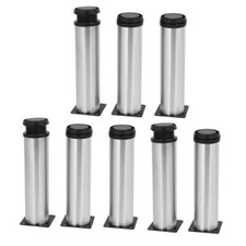 Cabinet mobilier canapé lit Table pieds jambes réglables 50mm x 200mm 8PCS