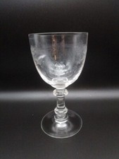 Grand verre de table ancien ciselé:14.8cm