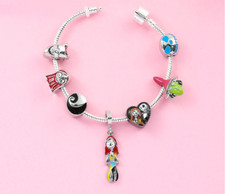 L'étrange noel de Mr Jack  : Bracelet Sally Charms + 7 charms + pochette/Boite