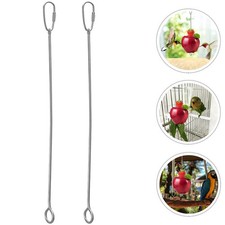  2 Pcs Mangeoires Oiseaux Cage Accessoires En Dispensateur D'aliments À
