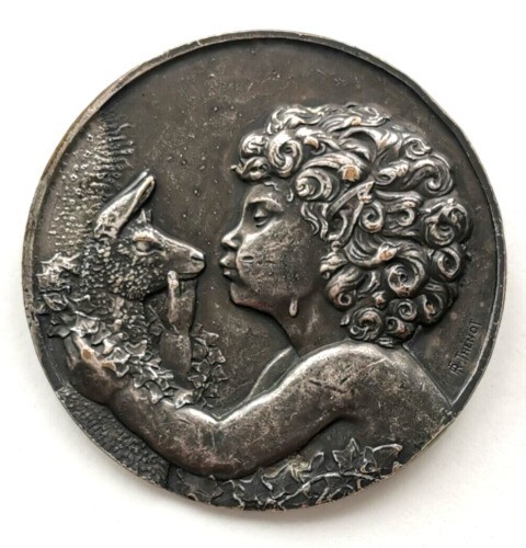 Med médaille art deco - 50.,