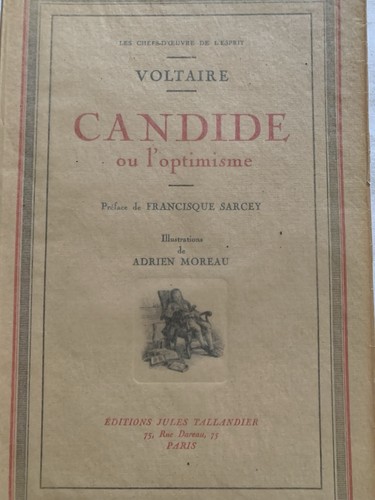 Candide optimisme - ou, l'optimisme