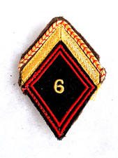 Un insigne tissu militaire