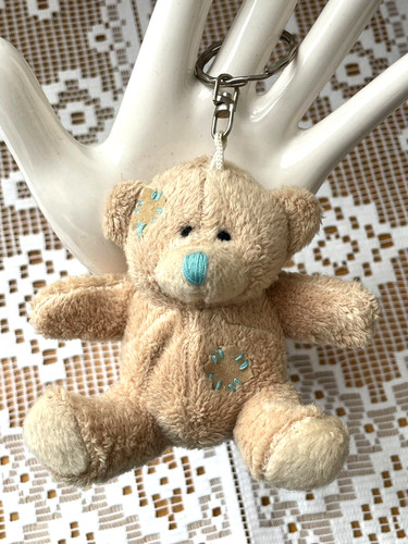 Porte clé clef peluche - clef,