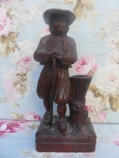 Belle statue breton bois - statue,