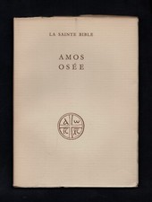 La Sainte Bible - AMOS - OSÉE