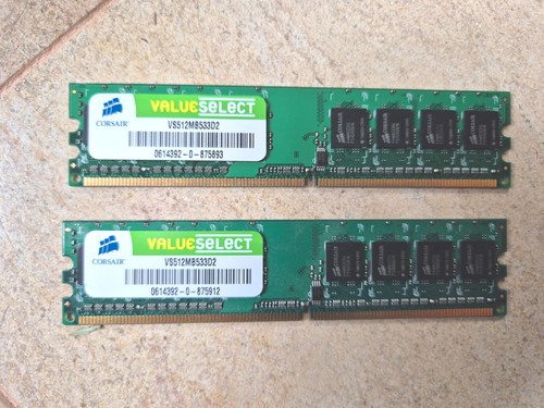Lot barrettes ram - ram, corsair
