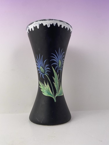 Grand vase diabolo signé - signé, gf