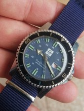 ANCIENNE MONTRE DE PLONGEE MECANIQUE MORTIMA VINTAGE WATCH 1970's MADE-FRENCH