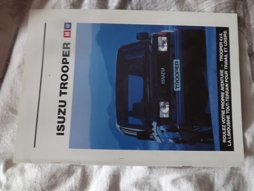 0104 fascicule isuzu trooper - trooper, /