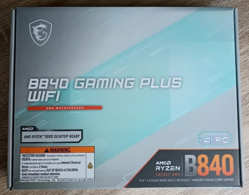 Msi b840 gaming plus - msi,