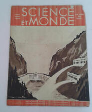 Livre SCIENCE ET MONDE n12  6 8 1931 centrale hydraulique ROGER SOUBIA