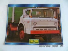 CARTE FICHE CAMION TRACTEUR