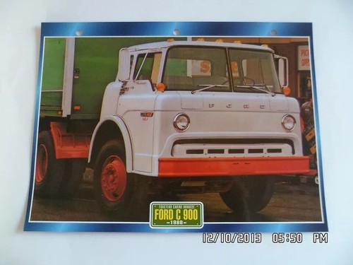 Carte fiche camion tracteur - carte,