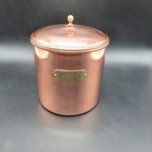 Pot farine cuivre - à, et