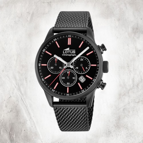 Lotus montre homme acier sport - homme,