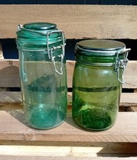 Lot 2 Bocaux en Verre Solidex