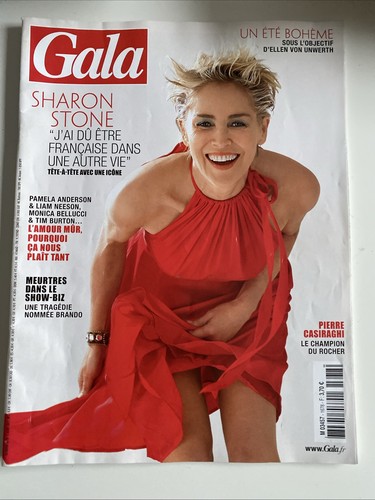 Sharon stone magazine - magazine, gala