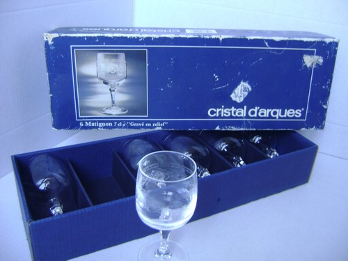 Verres cristal arques - 6,