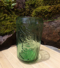 COCA COLA VERRE DESIGN CANETTE COLLECTOR - VERT FONCE  - McDO MC DONALD'S 2007