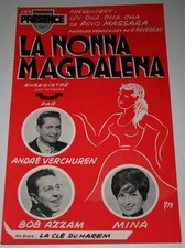 Partition vintage sheet music