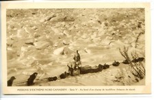 CP Canada - Missions d'Extrême-Nord - Série V - Au bord d'un champ de bordillons